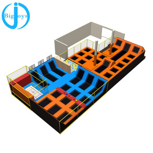 Équipement de parc de trampolines intérieur commercial personnalisé et excitant pour tous les âges en promotion - Product Image 6