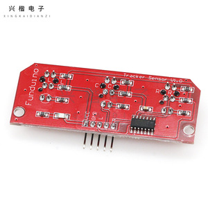 Módulo de sensor infrarrojo de 3 canales Funduino Tcrt5000 para seguimiento de líneas en coches robóticos inteligentes - Product Image 2