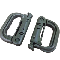 Mousqueton extérieur en forme de D pour sac à dos, attache ITW mousqueton en plastique pour sac à dos
