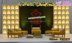 Paredes de Velas Brillantes para Bodas, Paredes de Velas Metálicas para Ceremonias de Boda Asiáticas, Diseño Único, Paredes de Velas para Eventos de Boda, Connecticut - Product Image 6