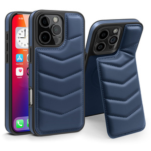 Funda magnética tipo cartera con soporte invisible y ranuras para tarjetas, con forro de plumón, para S24 S24ULTRA - Product Image 6