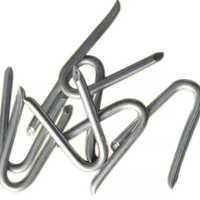Clous en U galvanisés de 15-30 mm pour clôtures de bétail