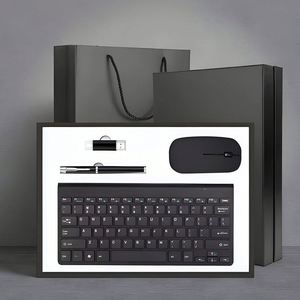 Custom logo New Product Creative Promotional Gifts Wireless Mouse, Keyboard, Pen, <b>USB</b> <b>Drive</b>, Portable for Outdoor Business Use - Product Image 1