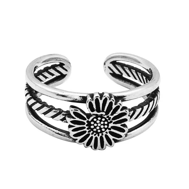 Beautiful 925 Sterling Silver Jewelry Wholesale Rings Handmade Ring Solid Indian Silver Rings Wholesale Jewelry