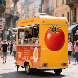 Camion de vente ambulante de hot-dogs de qualité supérieure, standard américain, 2025, camion de cuisine de rue, chariot de nourriture mobile à vendre - Product Image 3