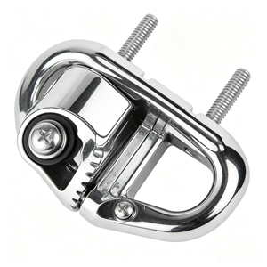 Poulie à câble pivotante en acier inoxydable 316 de qualité marine, quincaillerie de rigging pour voilier, usinée CNC, fabrication OEM personnalisée selon votre dessin - Product Image 1