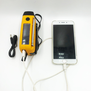 <span class=keywords><strong>Radio</strong></span> d'urgence portable solaire 2000mAh, chargeur USB, <span class=keywords><strong>radio</strong></span> AM FM météo avec lampe torche LED SOS pour les urgences en plein air - Product Image 6