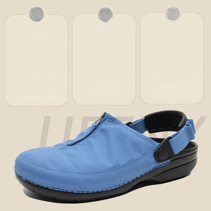 Men's summer new style flip-flops breathable lightweight casual shoes Simple design <b>half</b>-sole soft tread lazy people shoe - Product Image 4