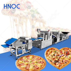 HNOC Meilleure machine à fabriquer des bases de pizza entièrement automatique, petite ligne de production de pizzas surgelées au fromage pour faire des pizzas - Product Image 1