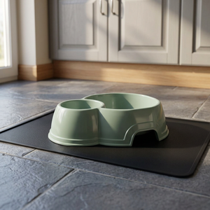 Gamelle antidérapante en plastique pour chien et chat, fabrication italienne, utilisation en extérieur/intérieur, bouteille solide, alimentation automatique en voyage - Product Image 3