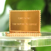 Anciennes pièces de cuivre 1 Oz 999 Copper River Bridge Stamp Bar Pièces commémoratives Pièces de collection Cadeau