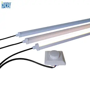 Yeni tasarım kısılabilir 2700-6500K LED tüp ışık 4 8 ayak T8 entegre Led tüp aydınlatma armatürü, çiftlik aydınlatma