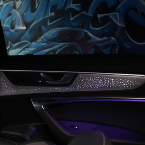 Multicolor RGBW Car Ambient <b>Light</b> Kit with <b>Rainbow</b> Flow Effect and Pure White Illumination for Versatile Interior Decoration - Product Image 4