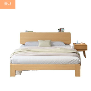 Solid Wood Children's Bed Beech Wood 1.2M 1.35M 1.5M Single Double Bed Durable Framework Structure Kids Room - Product Image 4