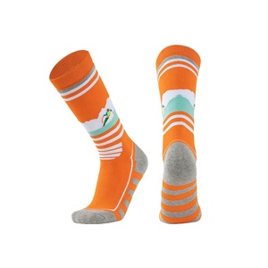 Chaussettes <span class=keywords><strong>de</strong></span> sport thermiques tendance à thème <span class=keywords><strong>ski</strong></span>, chaussettes <span class=keywords><strong>de</strong></span> snowboard rembourrées résistantes à l'usure, chaussettes <span class=keywords><strong>de</strong></span> sport chaudes pour l'extérieur en hiver - Product Image 4
