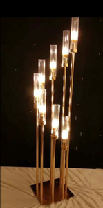 Candelabro de cristal decorativo para el hogar Elegante flor-Iluminación Arreglo DE BODA Mesa Centro de mesa Idea - Product Image 2