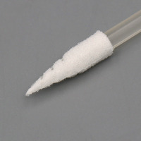 Tampons de nettoyage en mousse antistatiques ESD à pointe spirale, tampons en mousse sans poussière et à faible teneur en fibres pour le nettoyage de précision des composants électroniques et semi-conducteurs