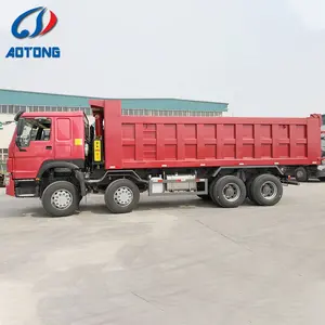 China novo 6X4 371 cilindro hidráulico caminhão basculante e 40 ton areia caminhões basculantes para venda