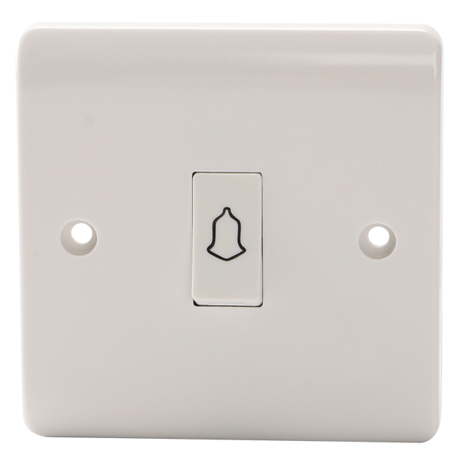 Yaki British Standard British Standard Household Wall Socket Switch 13A One Open Double Control Concealed White Panel Switch