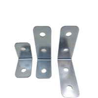 Supports d'angle en L en acier galvanisé sur mesure pour étagères, fabrication de tôlerie OEM, estampage certifié IATF16949 de la marque HDF