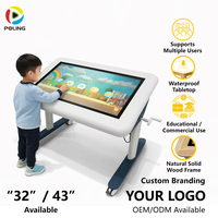 Table tactile interactive intelligente de 32 pouces, multi-touch, table de jeu Android pour l'éducation des enfants, utilisation commerciale