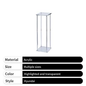 Promotion 2024 : Centre de table rectangulaire en acrylique transparent pour fleurs, support pour fleurs pour mariage - Product Image 2