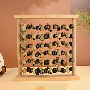 Wholesale Wooden Fruit Shell Row Bell Percussion Instrument Orff <b>Musical</b> Instrument For Sound Therapy And Home Decor - Product Image 1