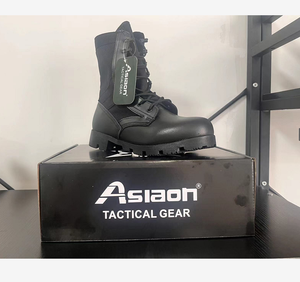 Botas Tácticas Asiaon TSB910 Personalizadas de Cuero Genuino para Senderismo en Selva y Múltiples Terrenos con Suela Panamá - Product Image 4