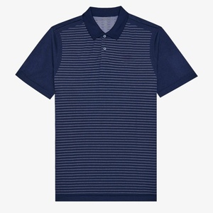 Camisa de golf elástica de cuatro direcciones de alta calidad de lujo OEM para hombre, ropa de golf personalizada con logotipo impreso personalizado - Product Image 4
