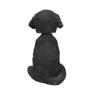 Zwarte Hond Schudden Hoofd Bobbel Hoofd Hars Handwerk Beeldjes Anime Figuur Voor Auto Decoratie - Product Image 6