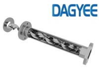 Mezclador Estático de Acero Inoxidable de 1-700 M3/h, Mezclador Químico para Tuberías, para Purificación de Aguas Residuales, Planta de Tratamiento de Agua