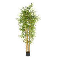 Bonsái Artificial de Bambú de Plástico Resistente al Agua y a los Rayos UV, Ecológico y Duradero, para Decoración de Jardines Interiores y Exteriores, Venta al Por Mayor