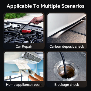 Endoscope industriel portable avec écran 4,3 pouces, caméra boroscope avec objectif étanche de 8 mm, outil d'inspection HD 2MP pour HVAC et appareils électroménagers - Product Image 6