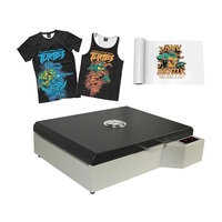 Nouvelle presse à chaud manuelle pour imprimantes DTF, idéale pour tasses, casquettes, t-shirts, ardoises et MDF (30x50cm/40x60cm)