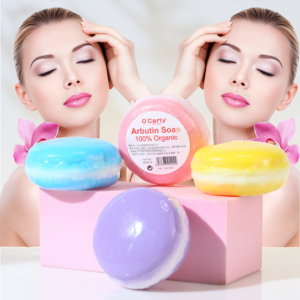 Mini pot-pourri de 65g avec marque privée OEM savon de voyage super éclaircissant vente en gros de savons organiques faits à la main à l'acide kojique pour hôtel - Product Image 2