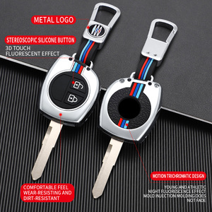 Funda Protectora para Llaves de Coche de Aleación de Zinc y Gel de Sílice para <span class=keywords><strong>SUZUKI</strong></span> Grand Vitara S-CROSS Alivio SX4, Accesorios para Llavero con Anillo - Product Image 2