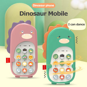 Giocattolo Telefono per Bambini a Forma di Dinosauro Danzante e Agitatore, Giocattolo Musicale Calmante per la Prima Infanzia - Product Image 3