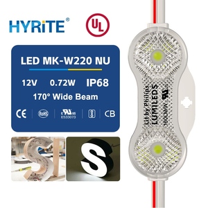 Módulo de Señalización LED Impermeable Hyrite, Lumileds 2835 LED IP68 DC12V 170 Grados Blanco Natural para Iluminación de Letras de Canal - Product Image 2