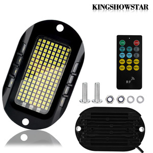 Kingshowstar Đèn đá trắng tinh khiết 144led Phụ kiện từ xa siêu sáng cho xe hơi xe tải off-road ATV điện áp 12V - Product Image 2