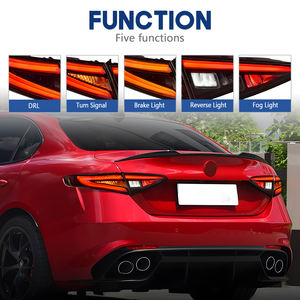HCMOTIONZ Conjunto de Luces Traseras LED para Automóvil Alfa Romeo Giulia <span class=keywords><strong>GTA</strong></span> 2016-2019 2020-2022, Luces Traseras, Luces de Circulación Diurna - Product Image 2