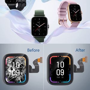 iParts Repuesto para Huami Amazfit <span class=keywords><strong>GTS</strong></span> <span class=keywords><strong>2e</strong></span> A2021 Pantalla LCD Táctil Digitalizador Ensamblaje Suministro de Piezas de Reparación OEM - Product Image 2