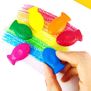 ホット販売色プラスチック異なる形のクレヨン無毒キッズクレヨン環境にやさしいかわいい卵クレヨンセット - Product Image 2