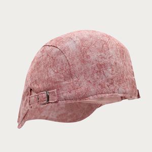 หมวกเบเร่ต์ผ้าฝ้ายลินินระบายอากาศสำหรับผู้ชายและผู้หญิง รุ่นใหม่ ฤดูใบไม้ผลิ ปี 2025 แฟชั่นย้อนยุค ป้องกันแสงแดด ลายมัดย้อม - Product Image 3