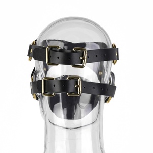 Máscara Facial Bondaga de Cuero PU, Máscara de Esclavo, Juguete Sexual para Adultos, Fetiche - Product Image 2
