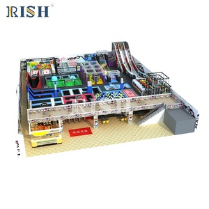 Parque <span class=keywords><strong>de</strong></span> Trampolines Multifuncional con Laberinto, Área <span class=keywords><strong>de</strong></span> Juegos Interior Grande para Niños, Equipo Comercial para Parques <span class=keywords><strong>de</strong></span> Diversión - Product Image 6