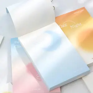 Notas adesivas compactas para escritório, notas adesivas do papelaria da moda personalizadas