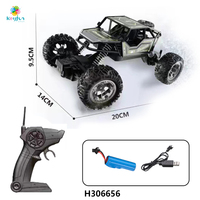 2.4G 4WD Hochgeschwindigkeits-RC-Kletter auto-4-Kanal-All-Terrain-Stunt-Spielzeug LED-Leuchten 30-50m Reichweite Kinder Indoor/Outdoor Adventure RC Car