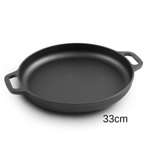 Wholesale Non-Stick Cast Iron Griddle <b>Pan</b> Cast Iron Skillet Frying <b>Pan</b> for Steak Pancakes Kitchen Cooking - Product Image 6