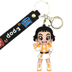 Llavero <span class=keywords><strong>de</strong></span> PVC Personalizado <span class=keywords><strong>de</strong></span> 7.5cm con Diseño 3D del Equipo <span class=keywords><strong>de</strong></span> Cazadoras <span class=keywords><strong>de</strong></span> Demonios, Regalo Moderno, Suministro al por Mayor - Product Image 3