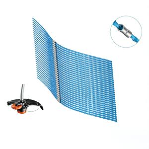 A6487 30 Pack Heavy Duty Trimmer Line Lawn <b>Mower</b> Parts 3.5mm 40cm Twist Nylon Blue with Buckle For Black&Decker GL680 GL685 GL69 - Product Image 1
